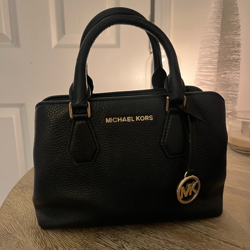 Michael Kors Black Leather Handbag